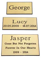 engraved plates with inscriptions