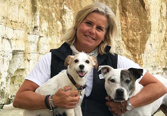 Dr Suzan with her pets