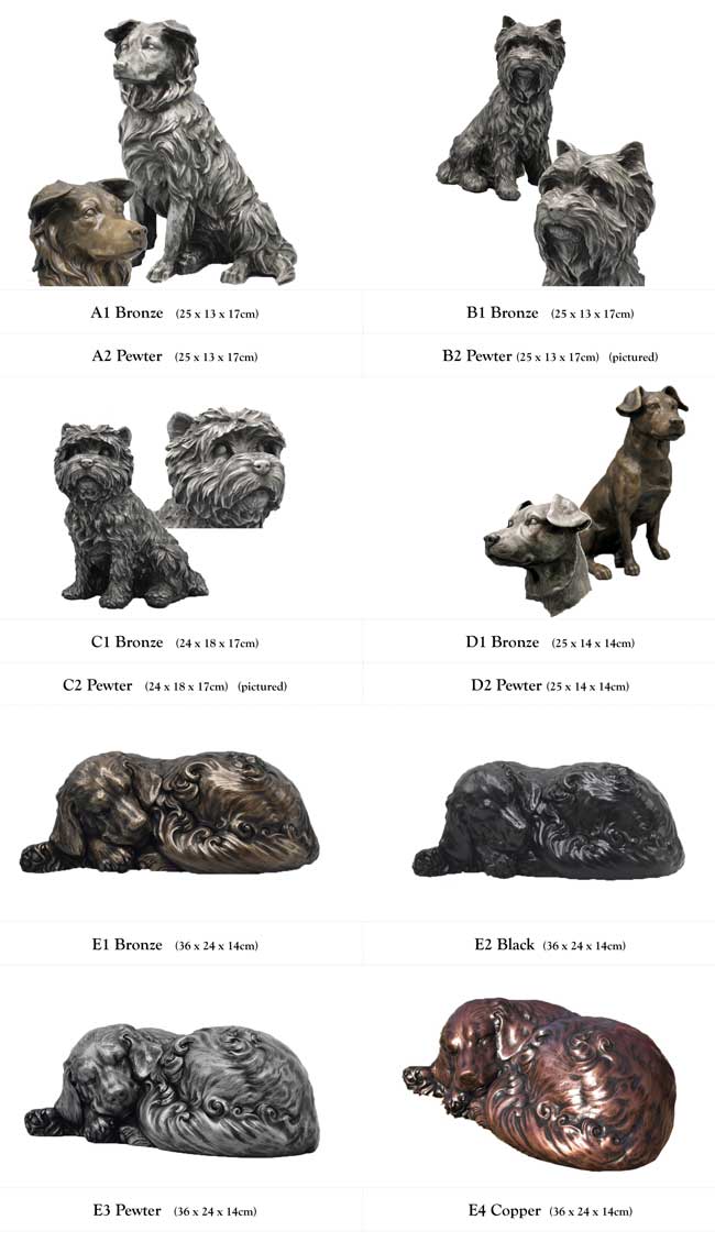 dog statues