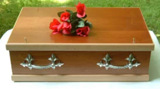 Small Burial Coffin